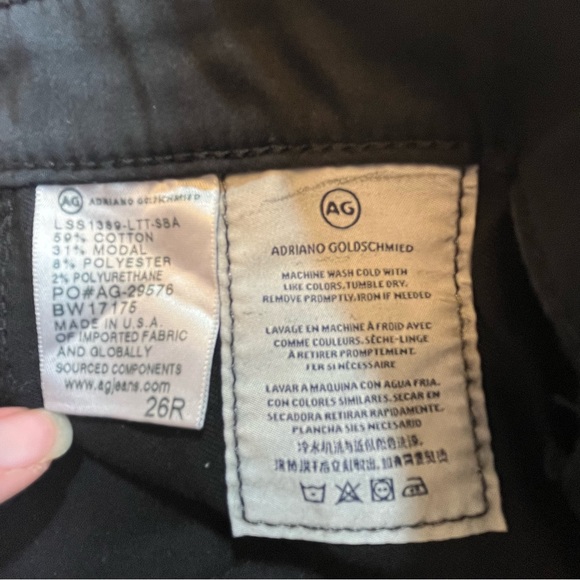 AG Leatherette The Legging Super Skinny Ankle Jeans - Picture 14 of 16